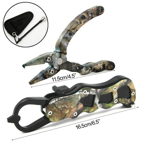 CrazyShark Camo Aluminum Alloy Fishing Pliers