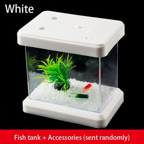 Creative Colorful Color Changing Light Bucket Plastic Fish Tank