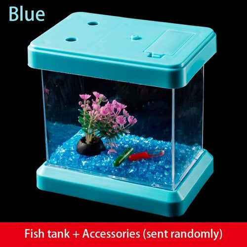 Creative Colorful Color Changing Light Bucket Plastic Fish Tank