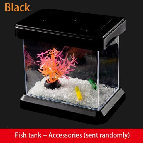 Creative Colorful Color Changing Light Bucket Plastic Fish Tank