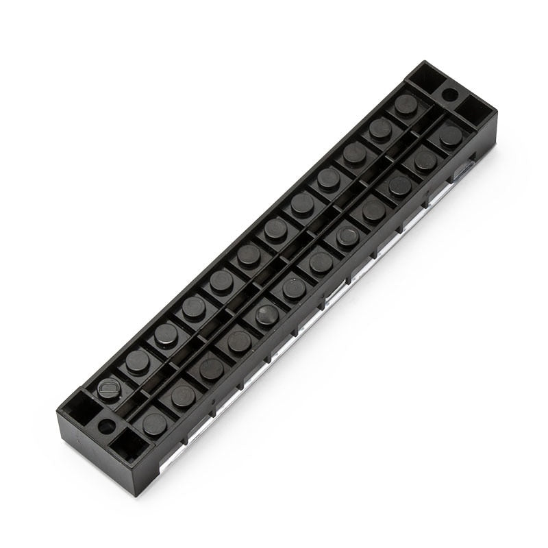 Distribution Terminal Block 15pcs Barrier Strips Universal 12 Points