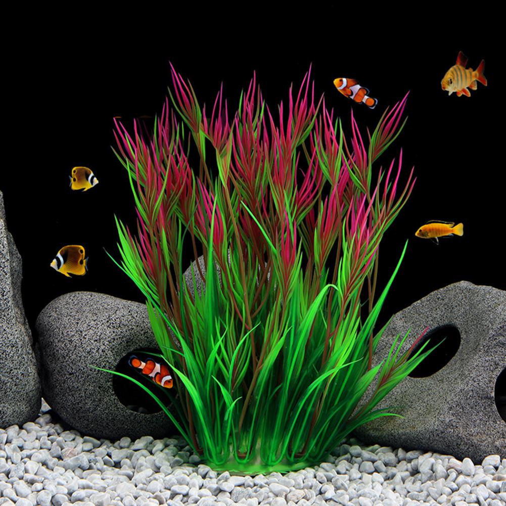 Durable Aquarium Fish Plant Vivid Color Realistic Plastic Artificial