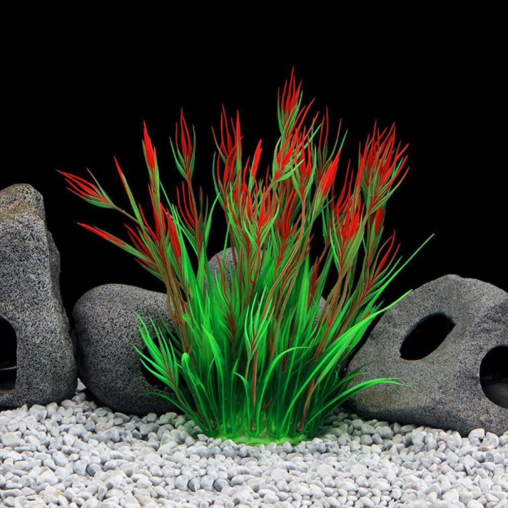 Durable Aquarium Fish Plant Vivid Color Realistic Plastic Artificial
