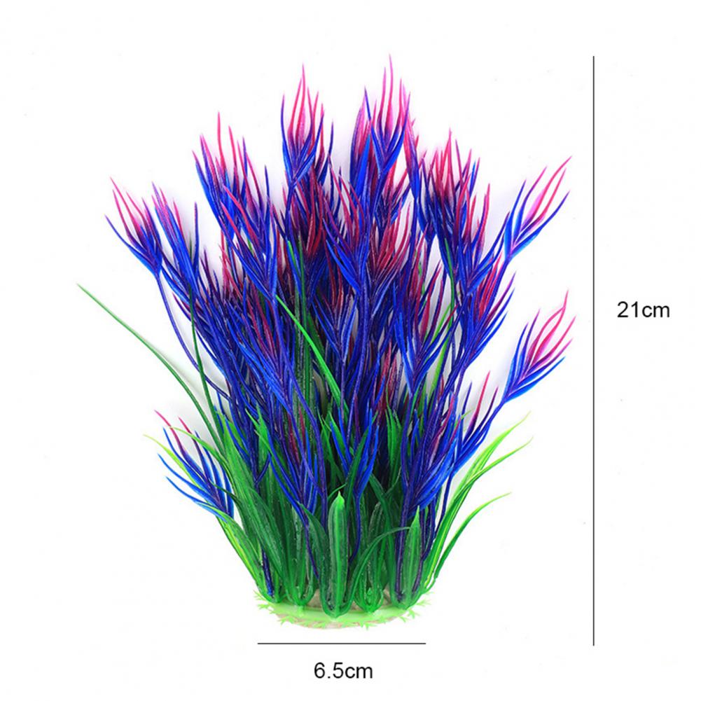 Durable Aquarium Fish Plant Vivid Color Realistic Plastic Artificial