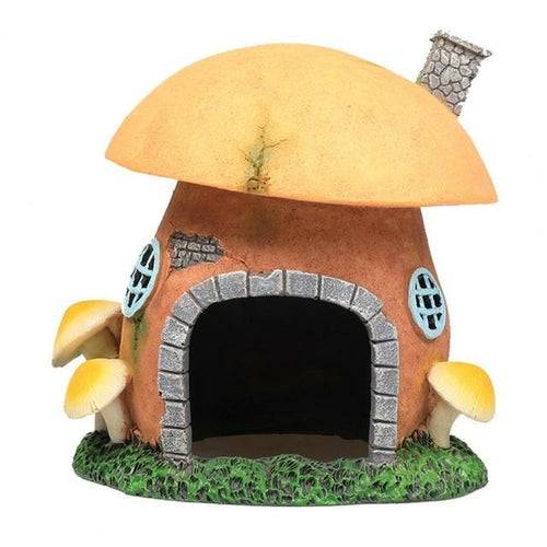 Eco Fish Tank Resin Mushroom House
