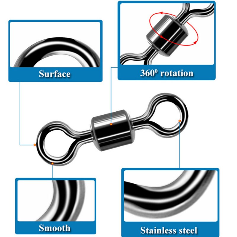 8 Shaped Swivel Ring Connector
