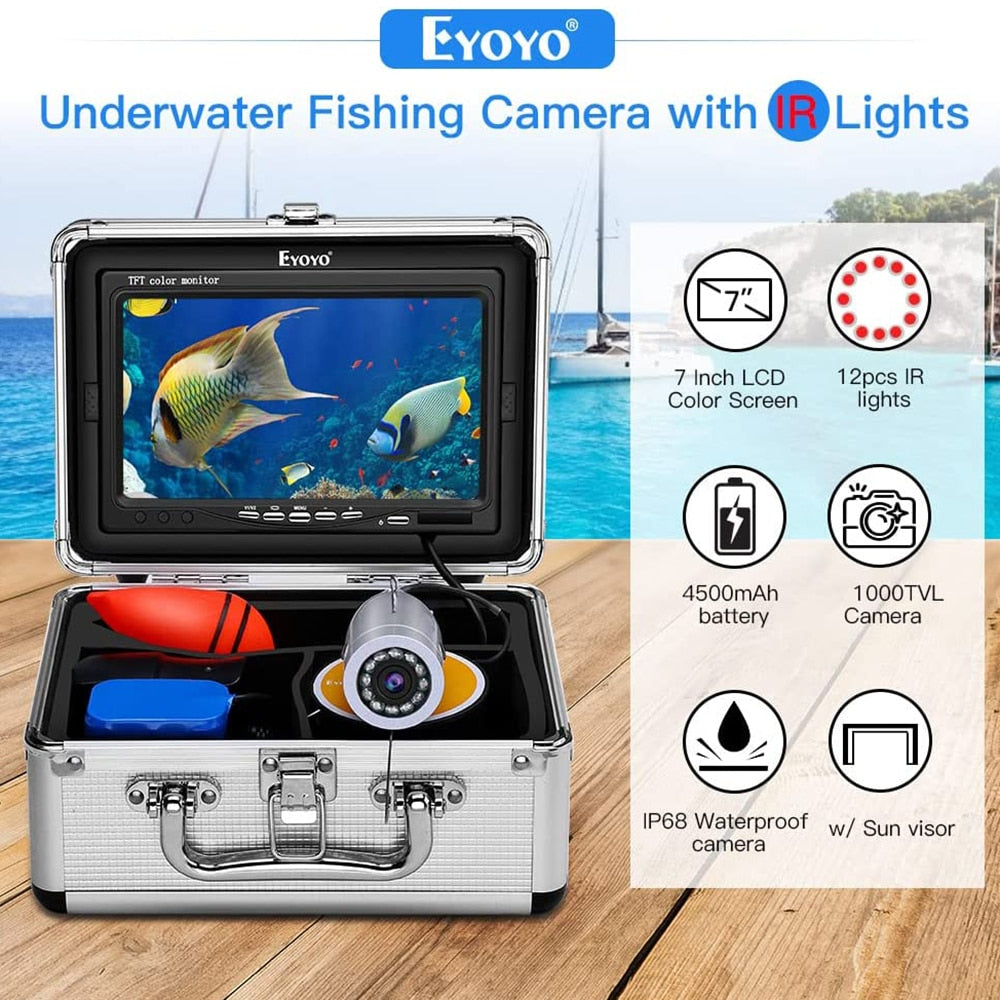 Eyoyo 15m/50m Underwater Fishing Camera