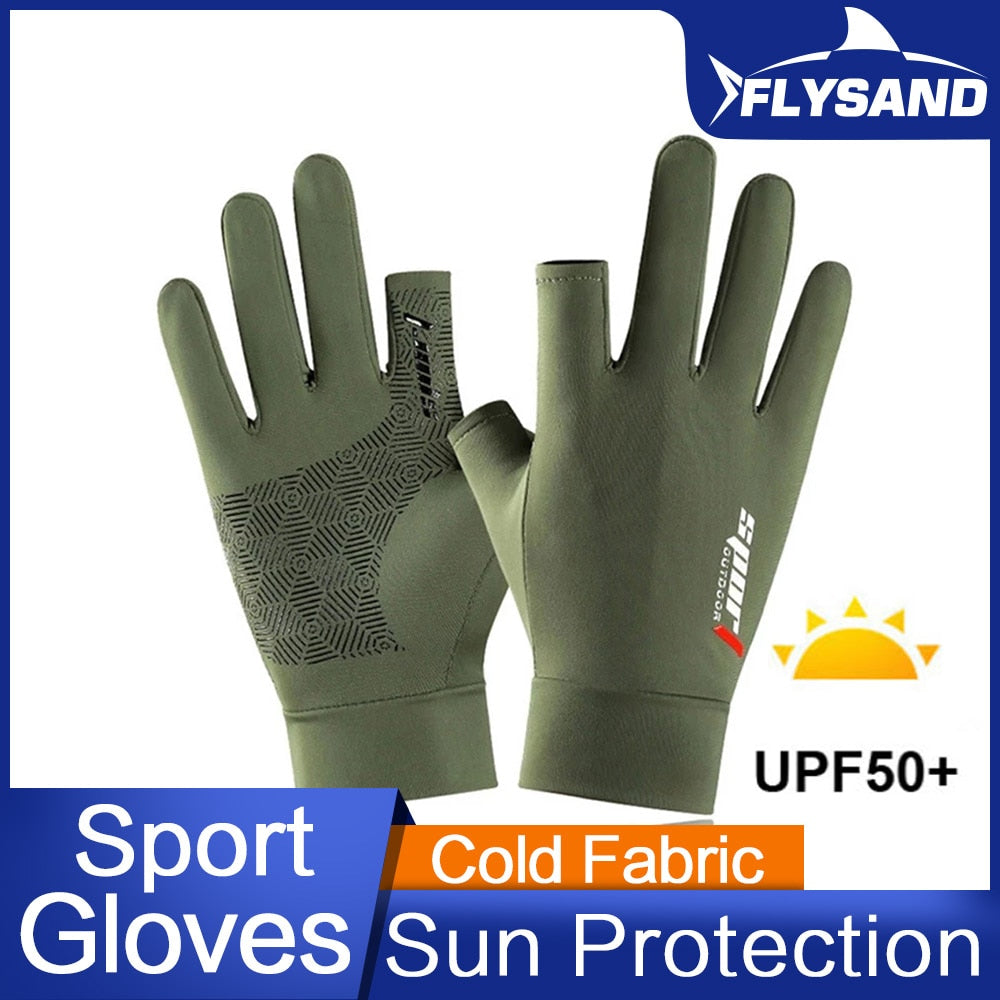 Anti-Men Women Fishing Gloves