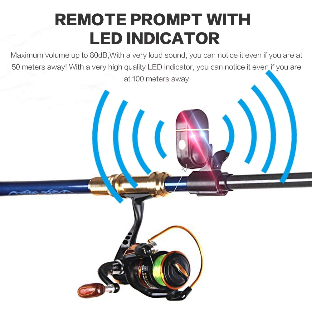 FLYSAND Fish Bite Lure Alert Alarm Sound Bell