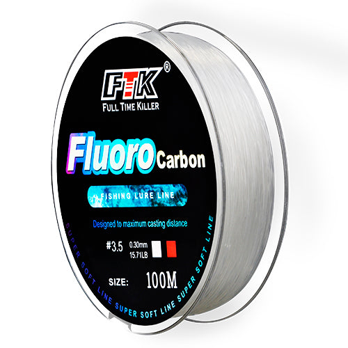 Ftk 100m Fluorocarbon Fishing Lure Line