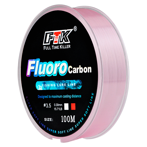 Ftk 100m Fluorocarbon Fishing Lure Line