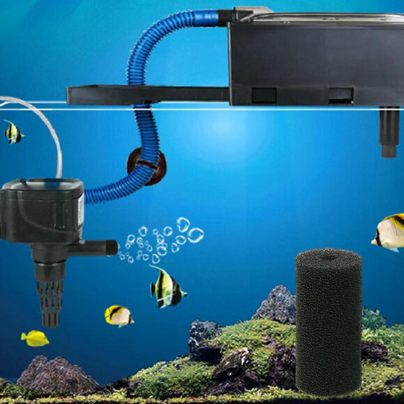 Filter Cover For Fish Tank Intake Air Pump Skimmer Biochemical Black
