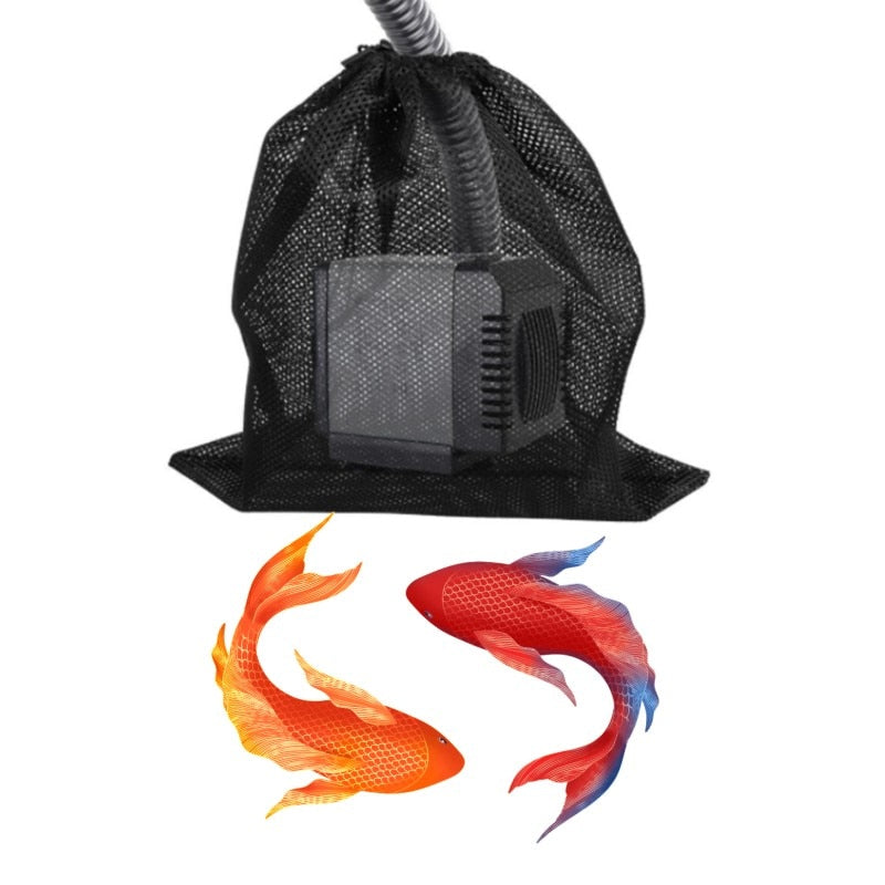 Filter Mesh Bag Aquarium Pond For Bio Ball Carbon Media Ammonia Fish
