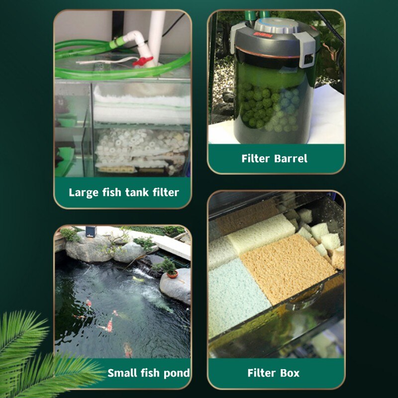 Filter Mesh Bag Aquarium Pond For Bio Ball Carbon Media Ammonia Fish