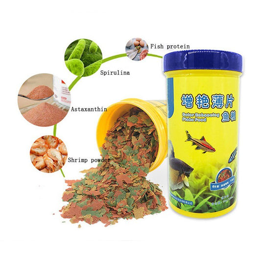 Fish Food Coloring And Brightening Feed