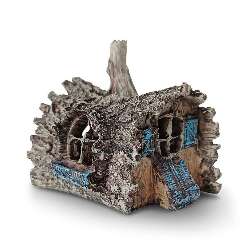 Fish Tank Decor Aquarium Pet House