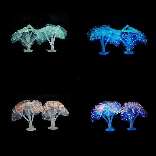 Fish Tank Glowing Artificial Jellyfishes Silicone Simulated Aquatic