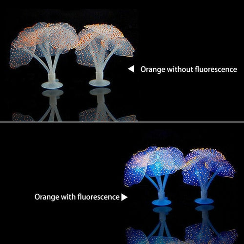 Fish Tank Glowing Artificial Jellyfishes Silicone Simulated Aquatic