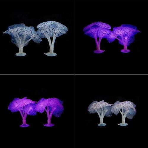 Fish Tank Glowing Artificial Jellyfishes Silicone Simulated Aquatic