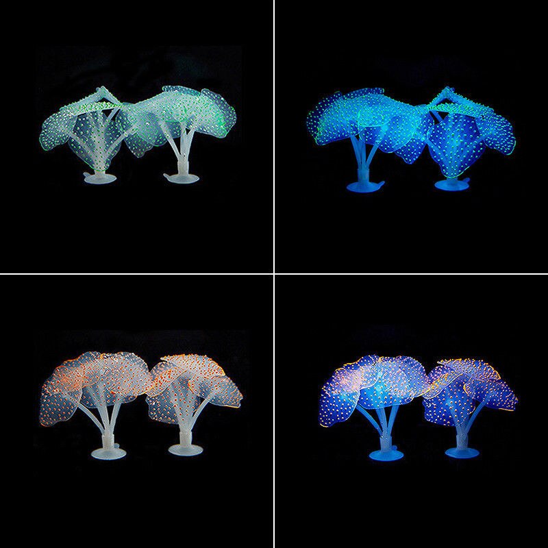 Fish Tank Glowing Artificial Jellyfishes Silicone Simulated Aquatic