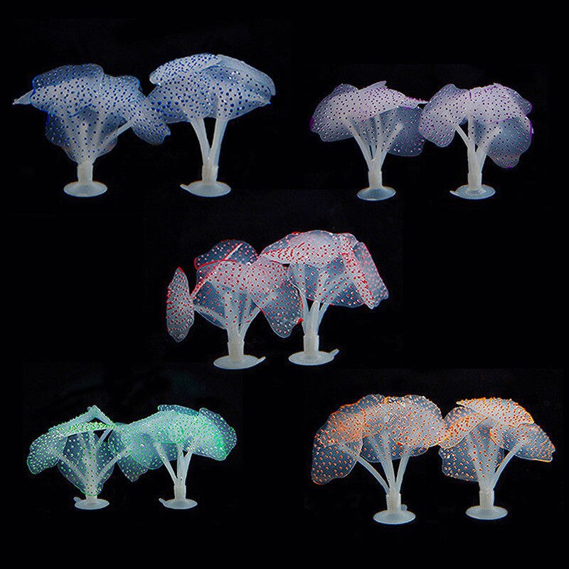 Fish Tank Glowing Artificial Jellyfishes Silicone Simulated Aquatic