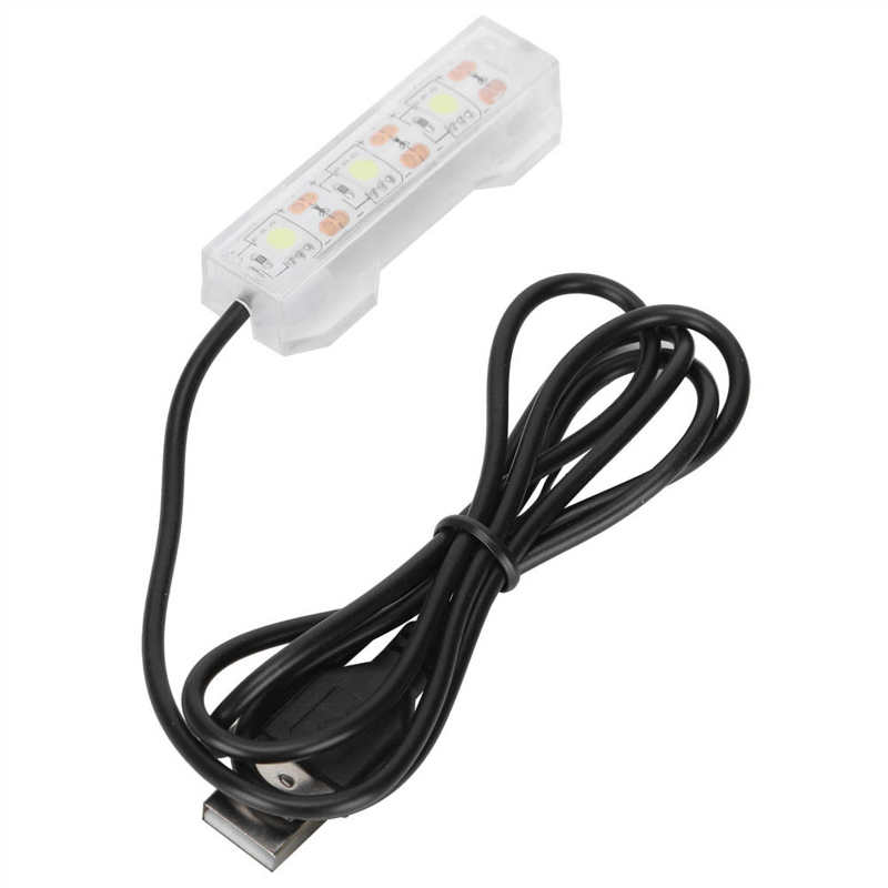 Fish Tank Light Plastic Small Aquarium Plants Light Usb Led Desktop