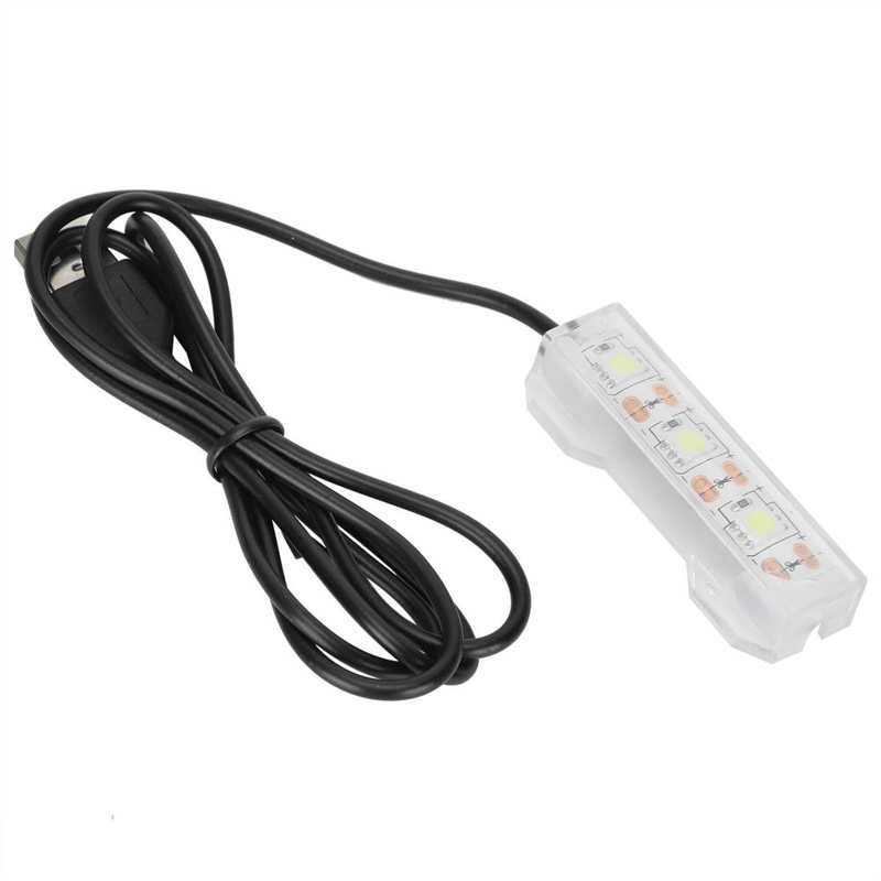 Fish Tank Light Plastic Small Aquarium Plants Light Usb Led Desktop