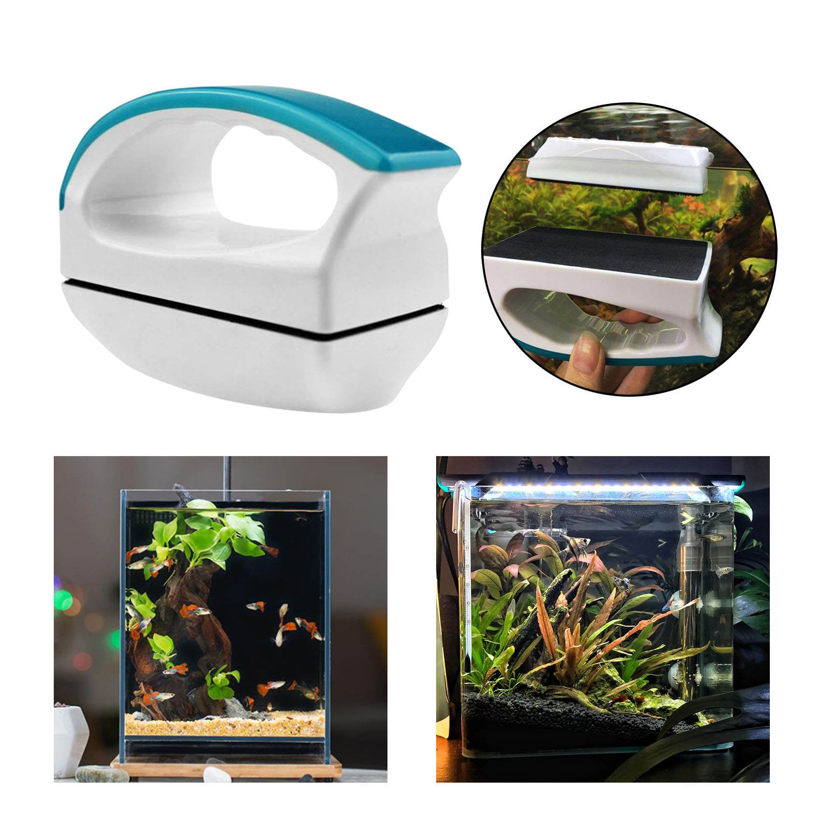 Fish Tank Magnetic Brush