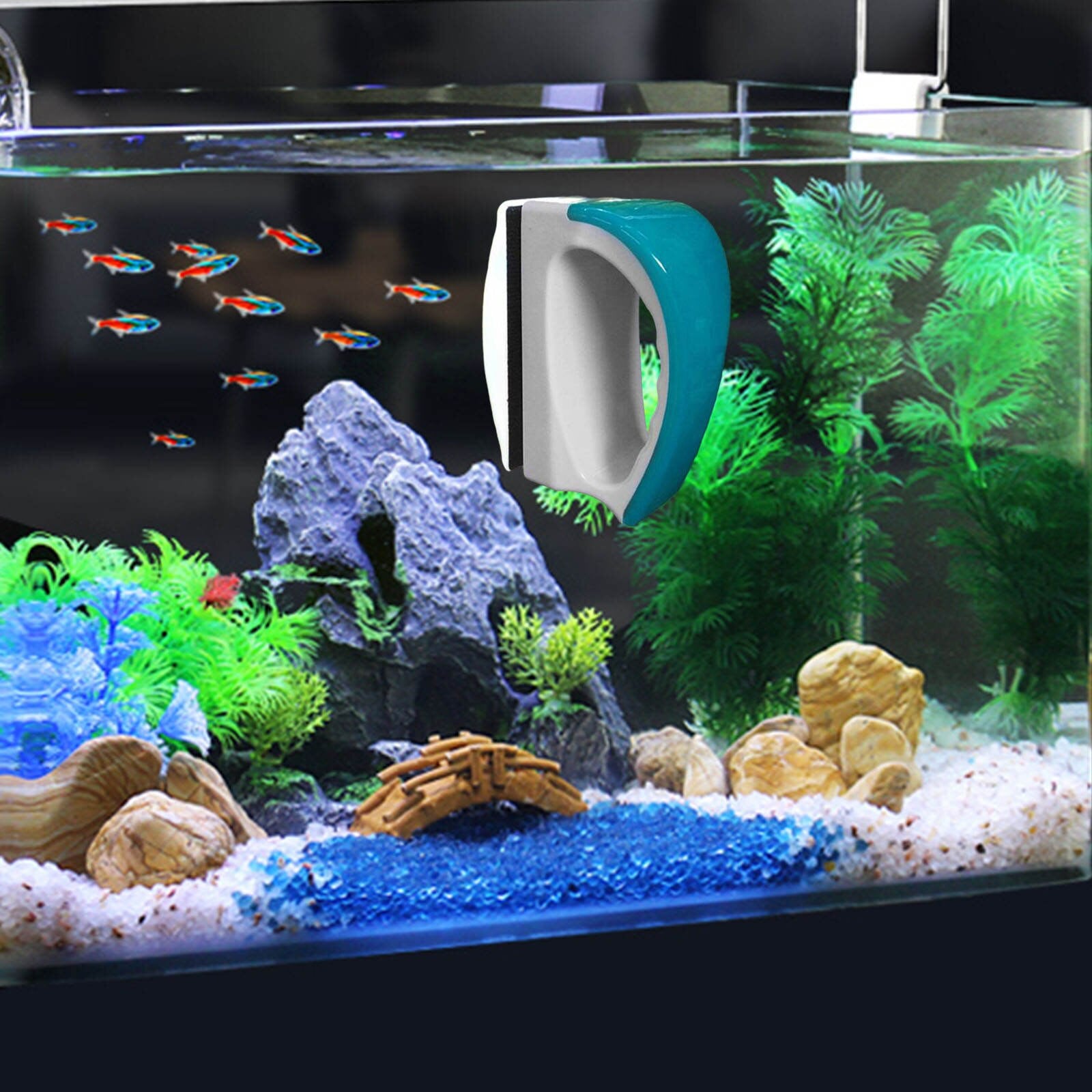 Fish Tank Magnetic Brush