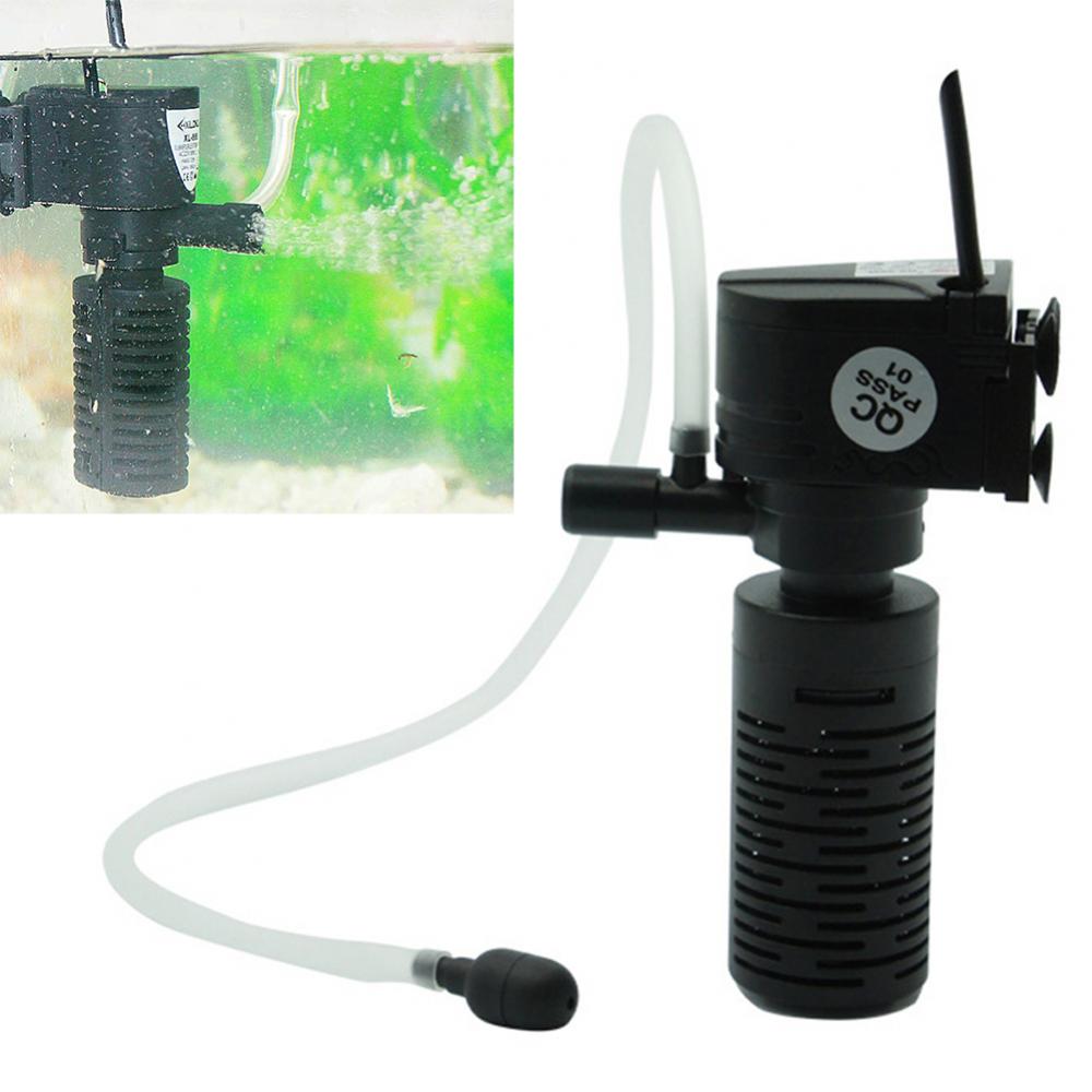 Fish Tank Oxygen Pump Purifier Water Pump Fish Tank Filter Mini 3 In 1