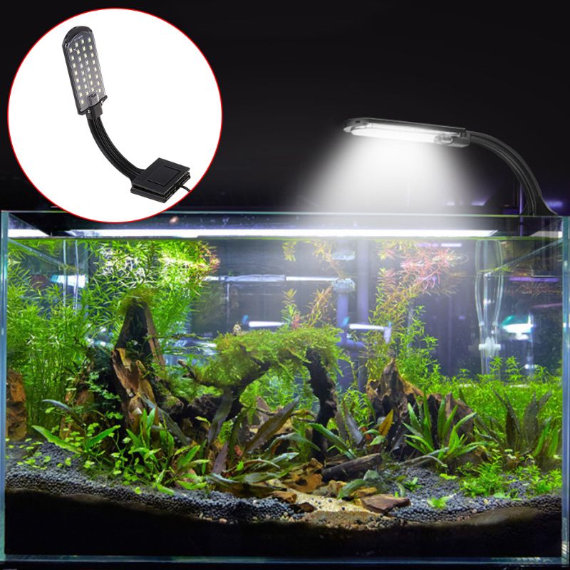 Fish for Tank Clip on Light Clamp Aquarium Lights 5W Promoting Water