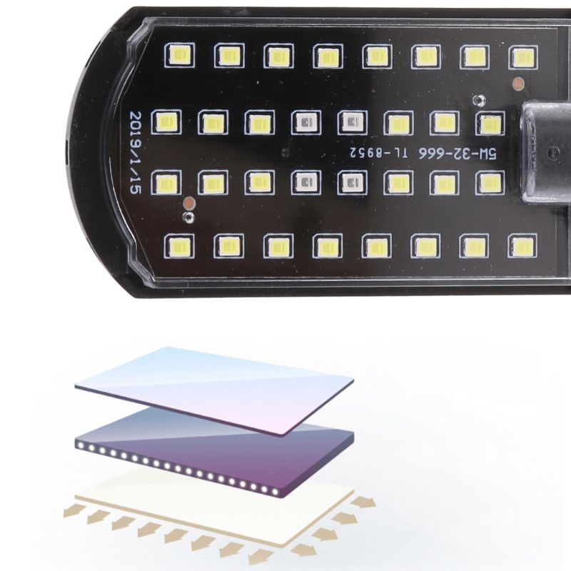 Fish for Tank Clip on Light Clamp Aquarium Lights 5W Promoting Water