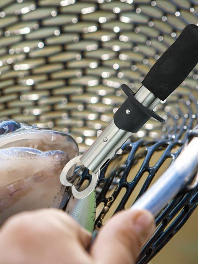 Fishing Griper Stainless Steel Non slip T type Gun Handle Fish Control