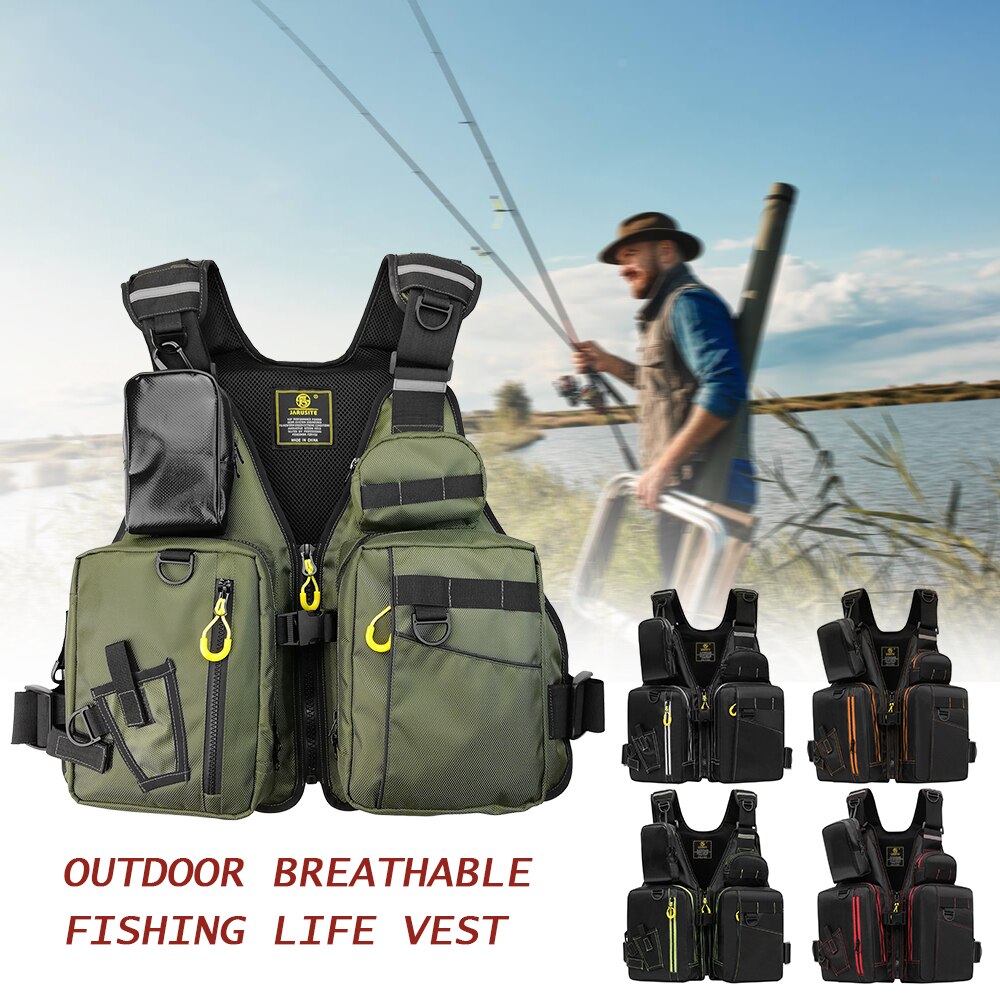 Fishing Life Jacket Multiple Pockets
