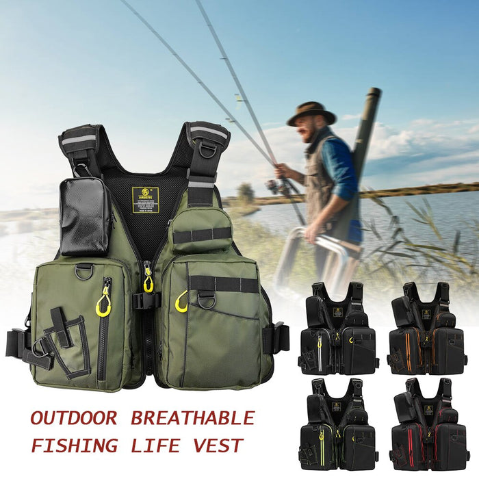 Fishing Life Jacket Multiple Pockets
