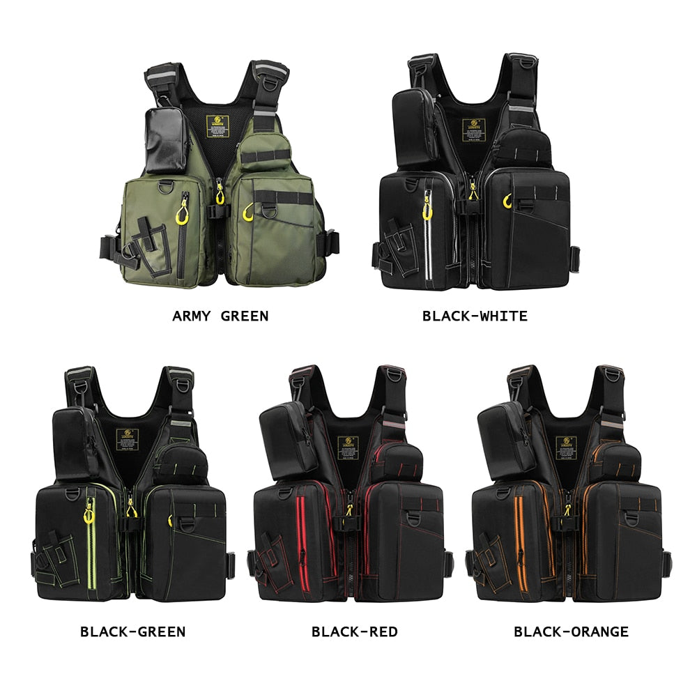 Fishing Life Jacket Multiple Pockets