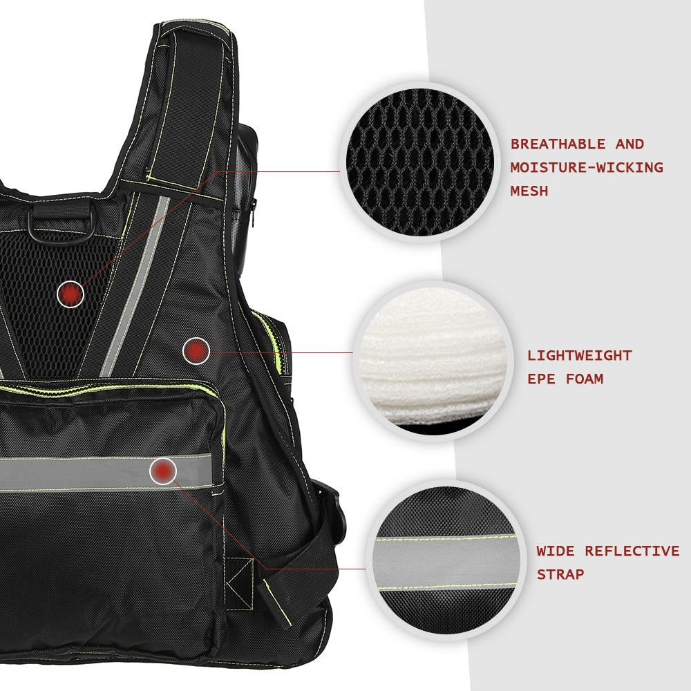 Multiple Pockets Floatation Adults Vest