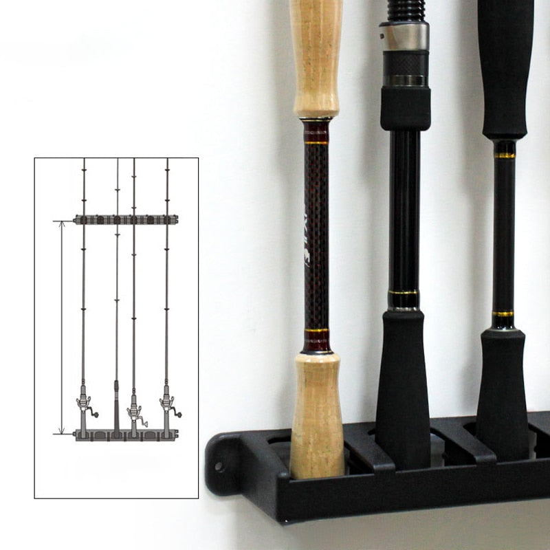 Fishing Rod Holders 6 Rod Rack