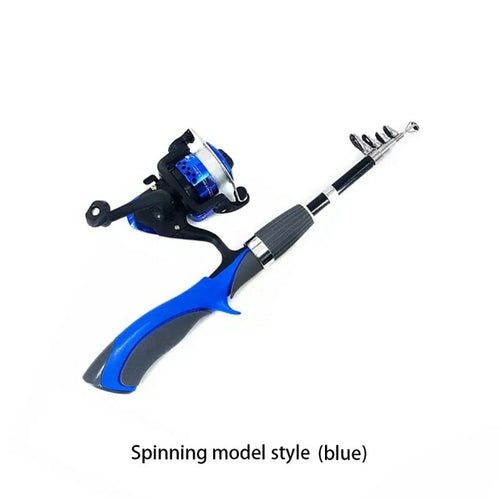 Fishing Rod, Swinging Rod Closed Wheel Exit Wheel