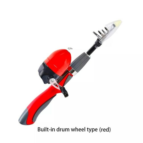 Fishing Rod, Swinging Rod Closed Wheel Exit Wheel