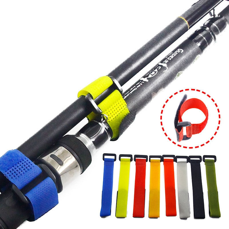 Fishing Rod Tie Holders Straps Belts