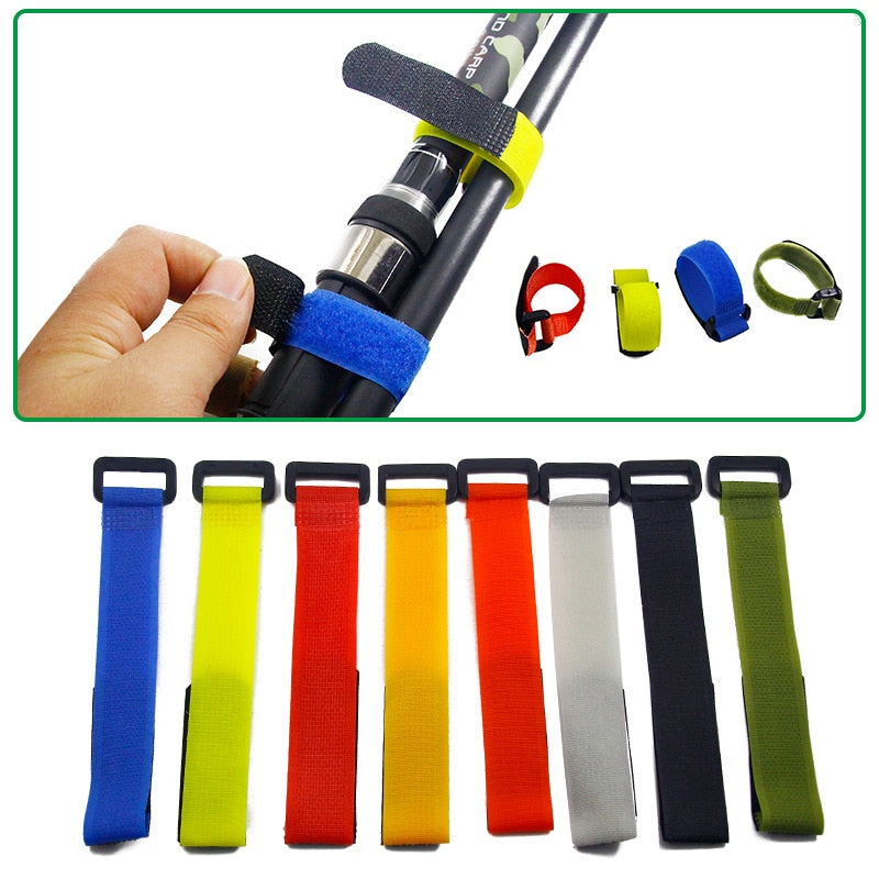 Fishing Rod Tie Holders Straps Belts