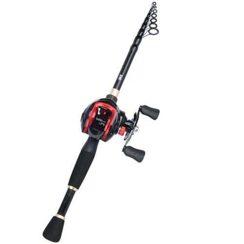 Telescopic Fishing Rod and Reel
