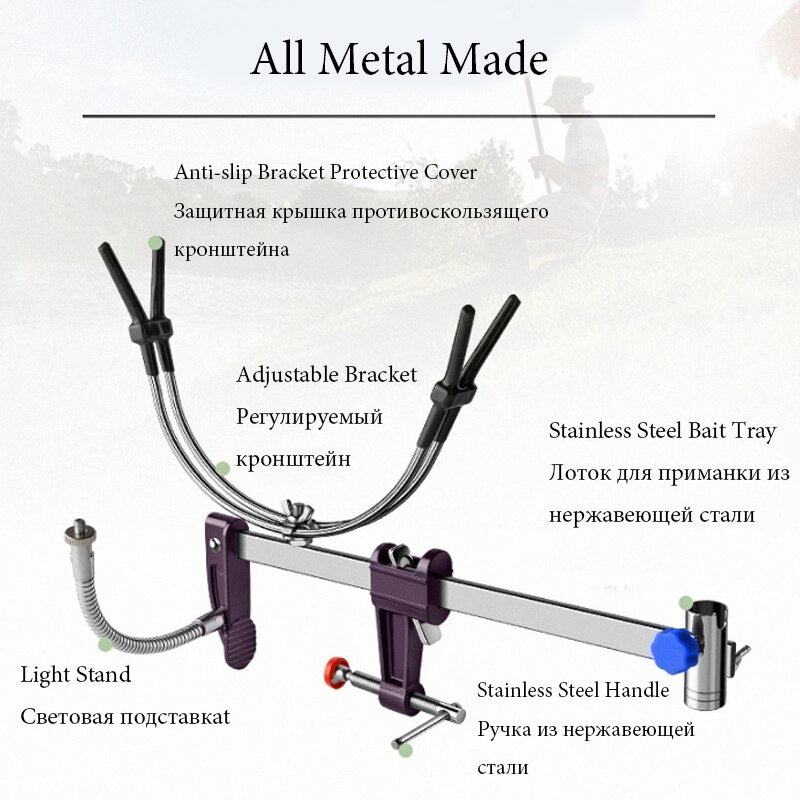 Fishing Support 360 Degrees Rod Holder