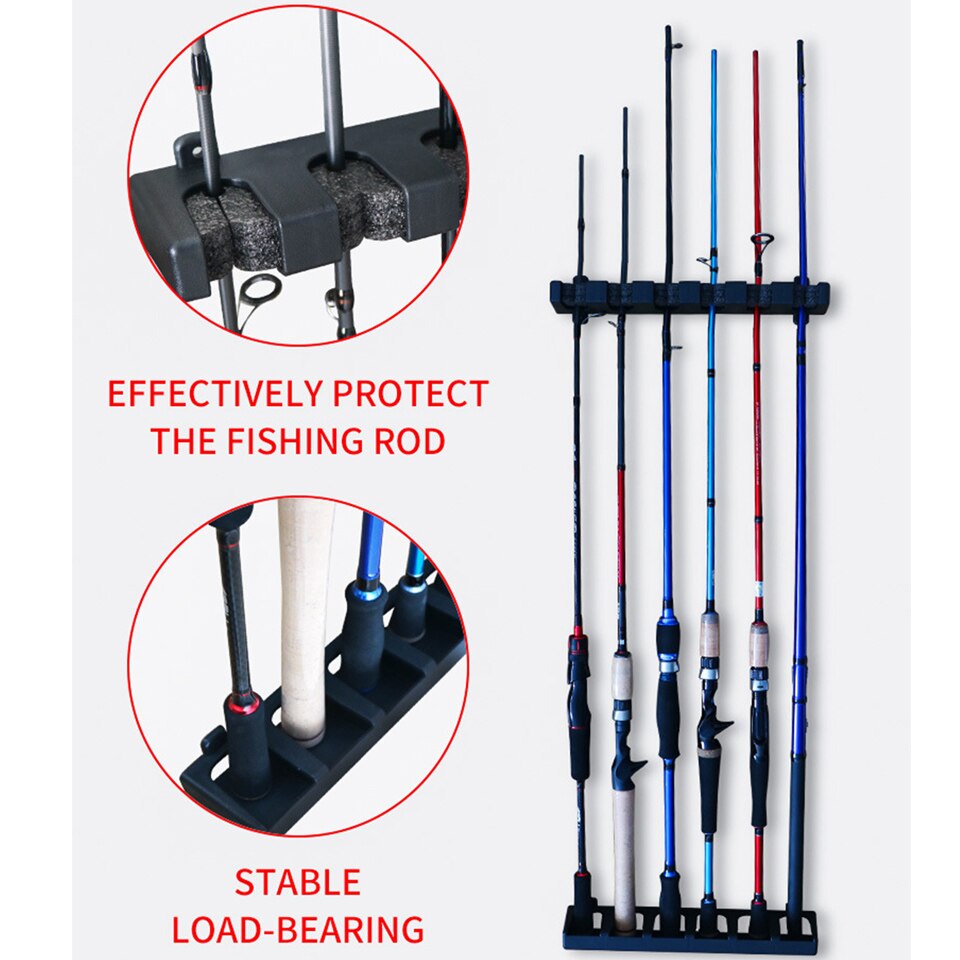 Fishing Vertical 6 Rod Rack