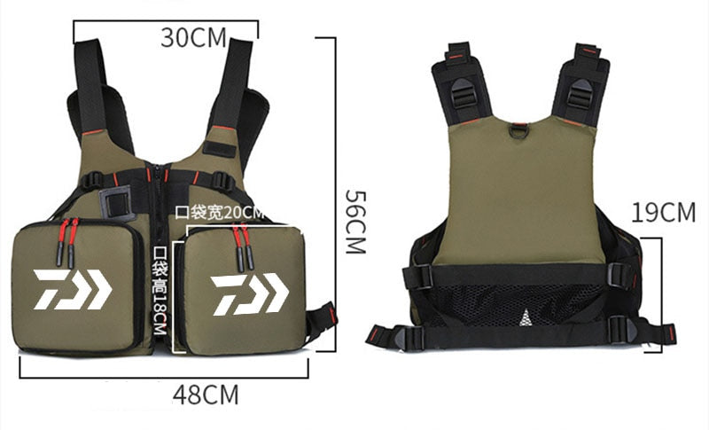 Fishing Vest Life Jacket Buoyancy S