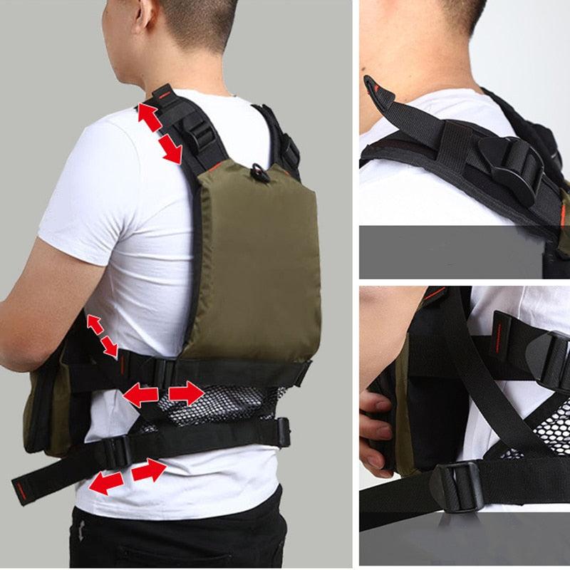 Fishing Vest Life Jacket Buoyancy S
