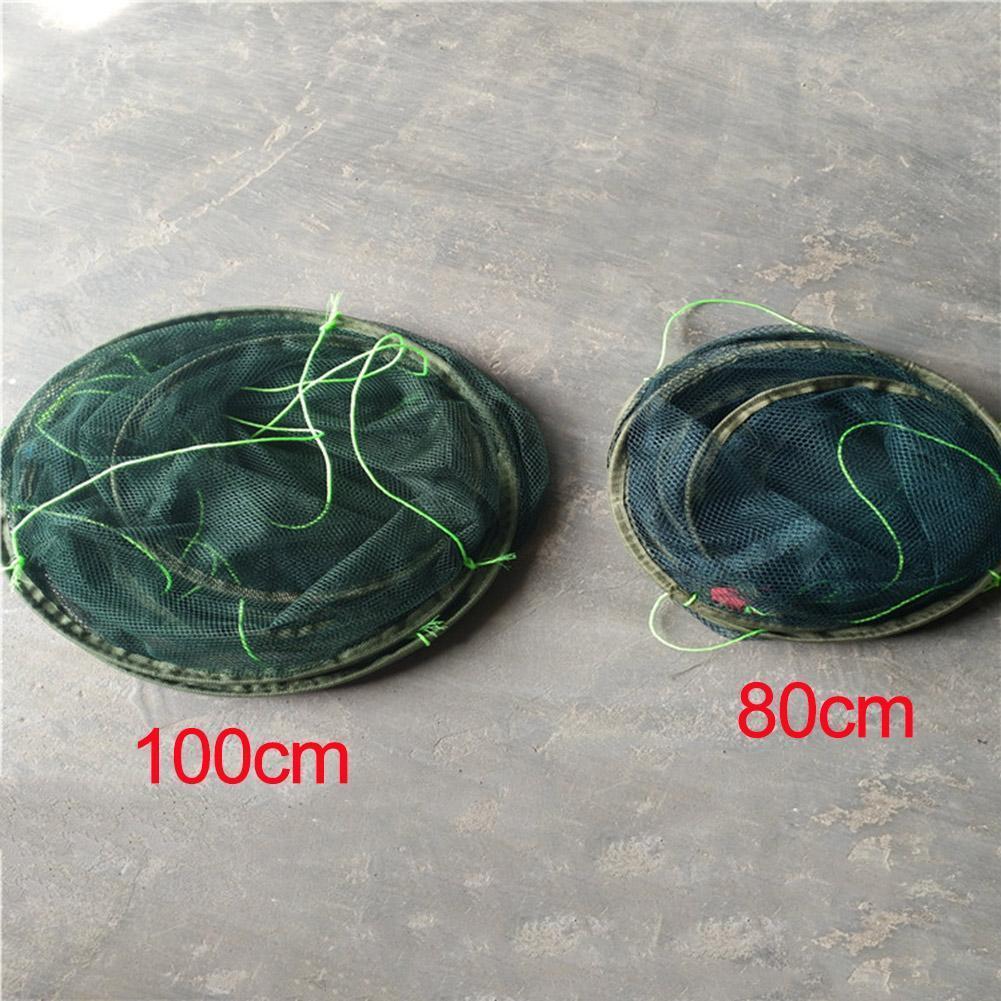 Foldable Drop Net Fishing Landing Prawn Bait