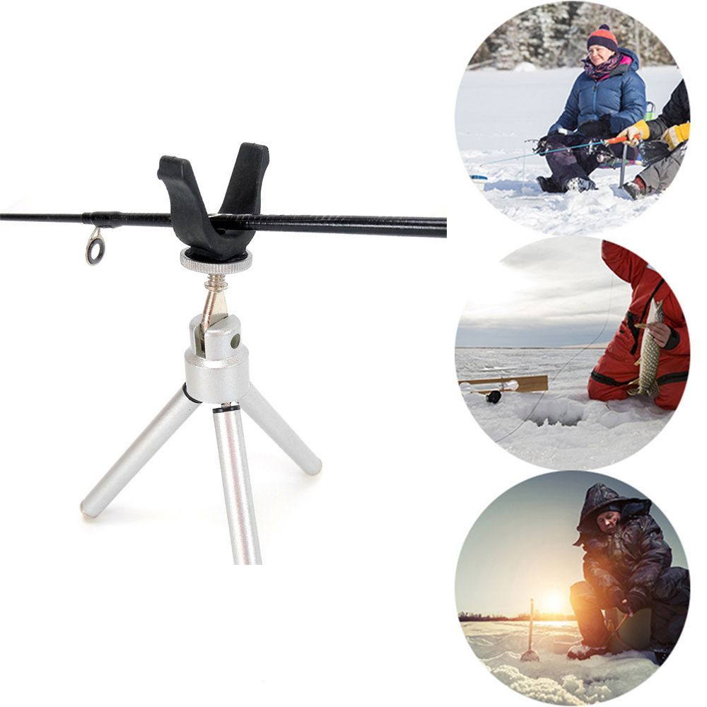 Folding Ice Fishing Rod Holder