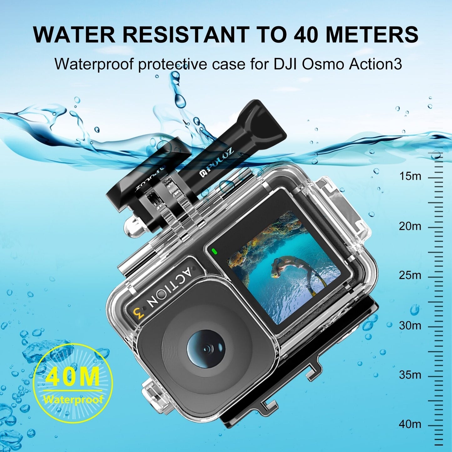 PULUZ 40m Underwater Waterproof Housing Diving